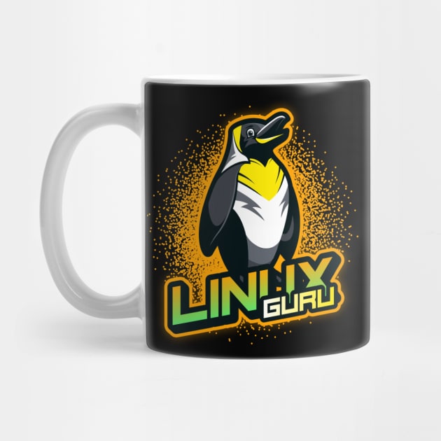 Linux Guru by Cyber Club Tees